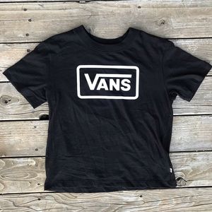 NWOT - Vans - Black T-shirt - Ws M/L